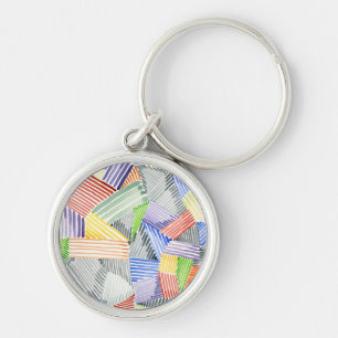 Crosshatch Quilt I Keychain