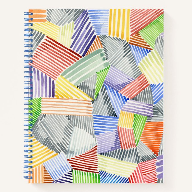 Crosshatch Quilt I Notebook (Front)