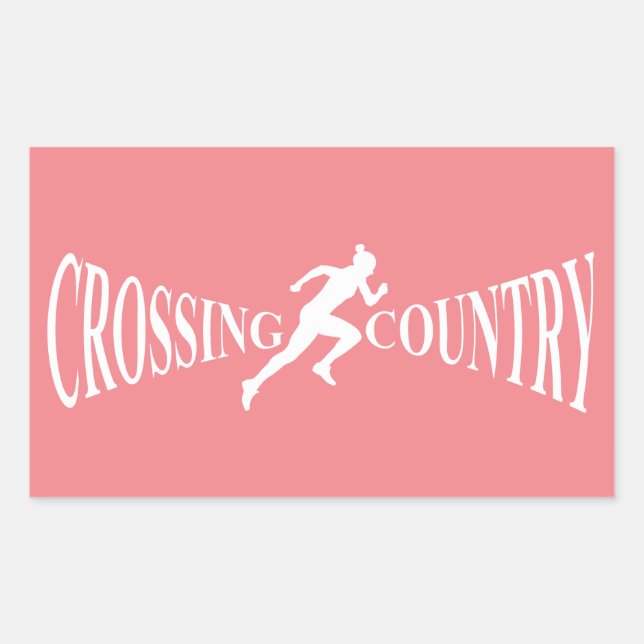 Crossing country sticker (Front)