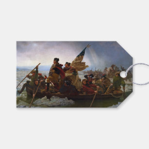 Crossing Delaware 1776: General George Washington Gift Tags
