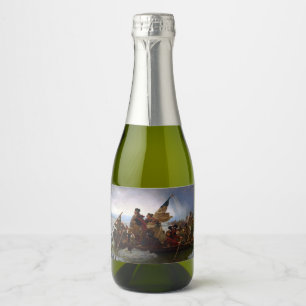 Crossing Delaware 1776: General George Washington Sparkling Wine Label