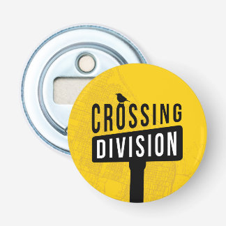 Crossing Division Bottle Opener Magnet