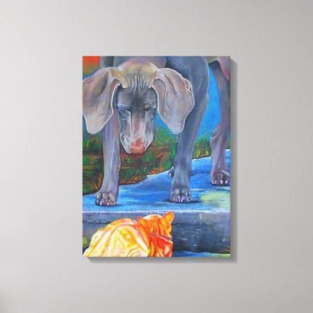 Crossing Paths Canvas Print (Front)