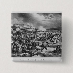 Crossing the Berezina 2 Inch Square Button