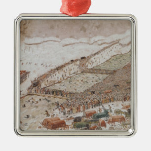 Crossing the Berezina, November 1812 Metal Ornament