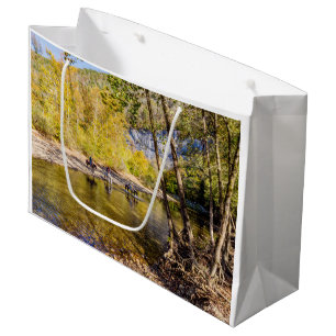 Crossing The Buffalo River Large Gift Bag