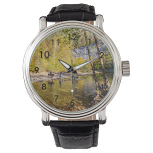 Crossing The Buffalo River Wrist Watch