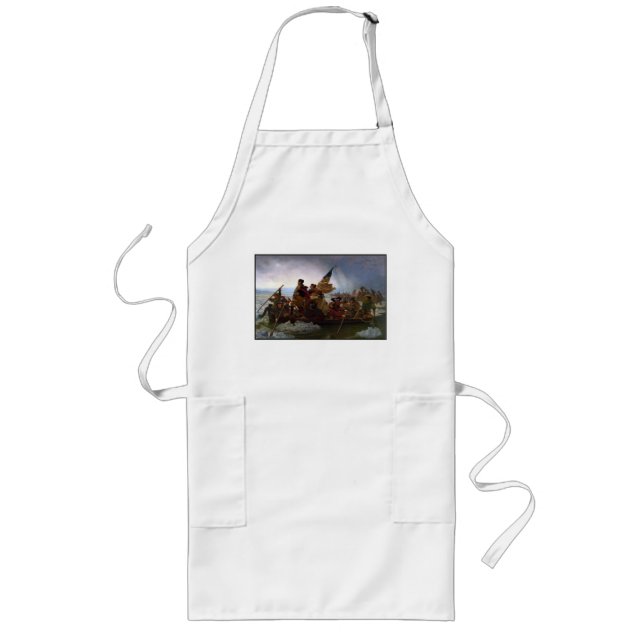 Crossing the Delaware River, George Washington Long Apron (Front)