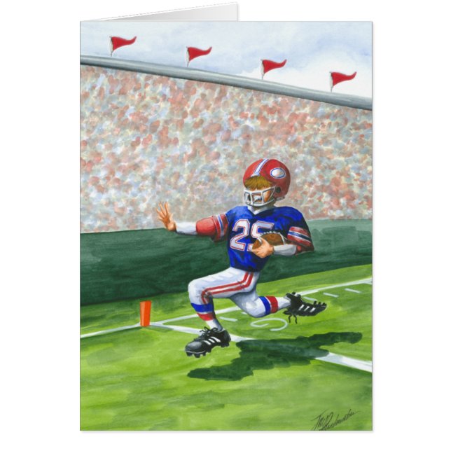 Crossing the Goal Line for a Touchdown (Front)