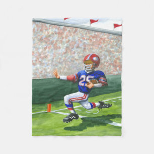 Crossing the Goal Line for a Touchdown Fleece Blanket