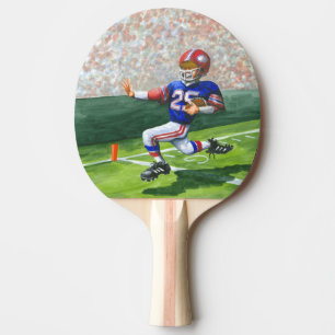 Crossing the Goal Line for a Touchdown Ping Pong Paddle