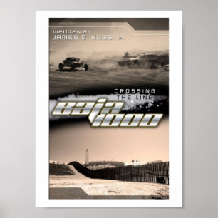crossing the line baja 1000 poster