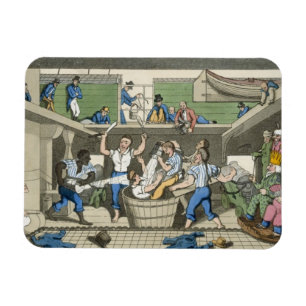 Crossing the Line, plate from 'The Adventures of J Magnet