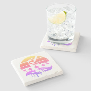 Crossing Viewpoints - Unified Consensus Blossoms Stone Coaster