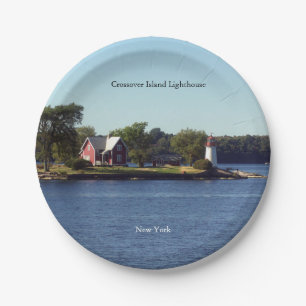 Crossover Island Lighthouse paper plate