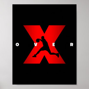 Crossover X over Basketball Apparel - Basketball  Poster