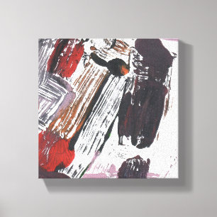 Crossroads Abstract Canvas Print