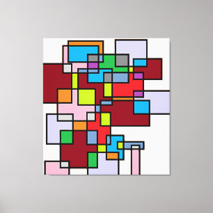 Crossroads - Etude No. 3: Multidimensional Reality Canvas Print