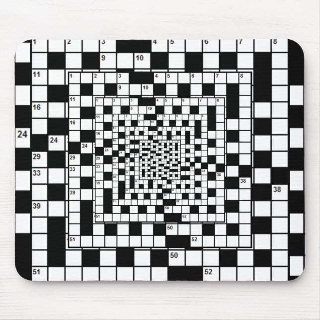 Crossweird Mousepad! Mouse Pad (Front)