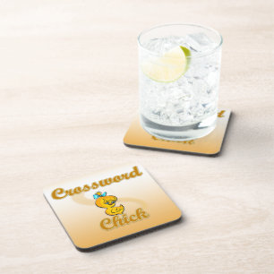 Crossword Chick Coaster