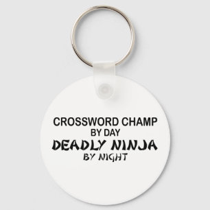 Crossword Deadly Ninja by Night Keychain