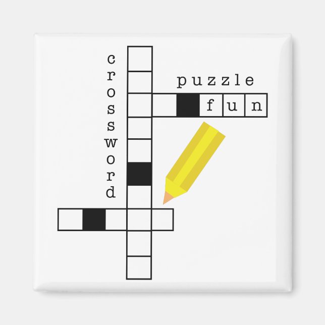 Crossword Fun Magnet (Front)