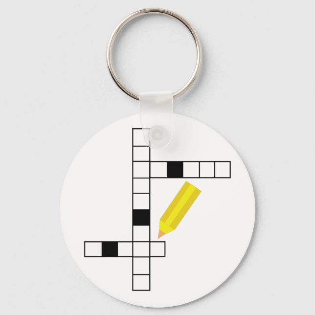 Crossword Keychain (Front)