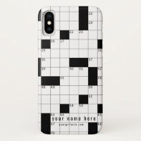 CROSSWORD PUZZLE BLACK WHITE EMPTY SQUARES