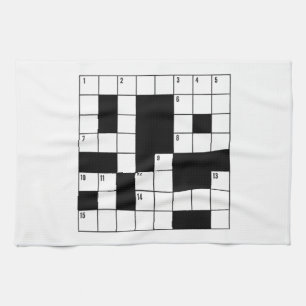 Crossword Puzzle Kitchen Towel