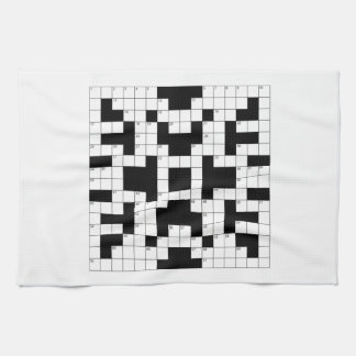 Crossword Puzzle Kitchen Towel