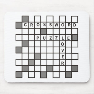 Crossword Puzzle Lover Mouse Pad