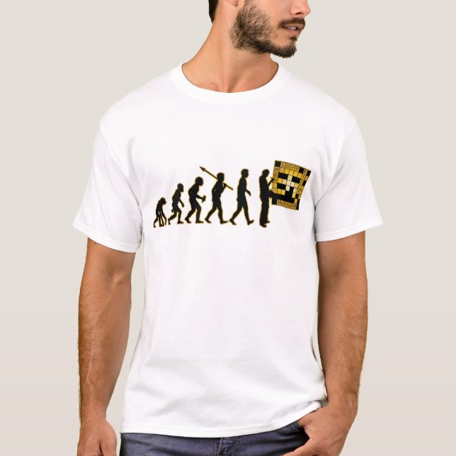 Crossword Puzzle Lover T-Shirt (Front)