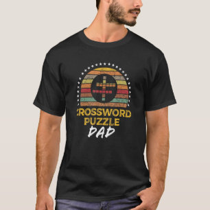 Crossword Puzzle Player Dad Father Graphic T-Shirt
