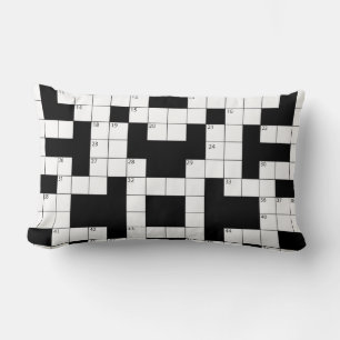 Crossword Puzzle  Throw Pillow