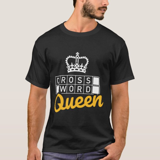 Crossword Queen T-Shirt (Front)