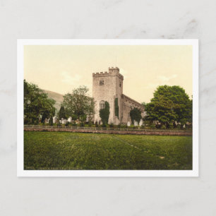 Crosthwaite Church, Derwentwater, Lake District Postcard