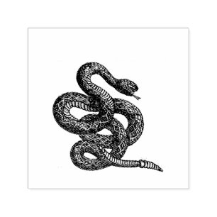 Crotalus Cascavella Snake (Venemous Pit Viper) Self-inking Stamp