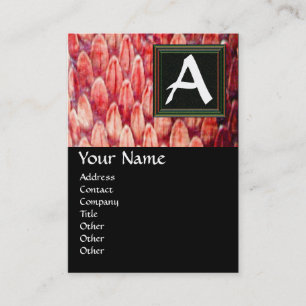 CROTALUS MONOGRAM BUSINESS CARD