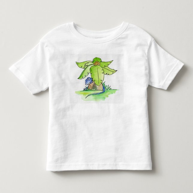 Crouching bug, hidden gecko... toddler t-shirt (Front)