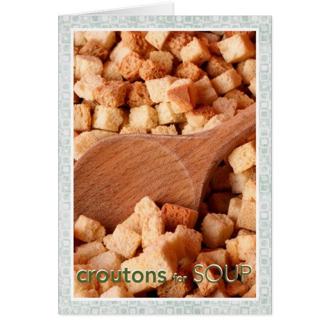 Crountons pour soupe (Devant)