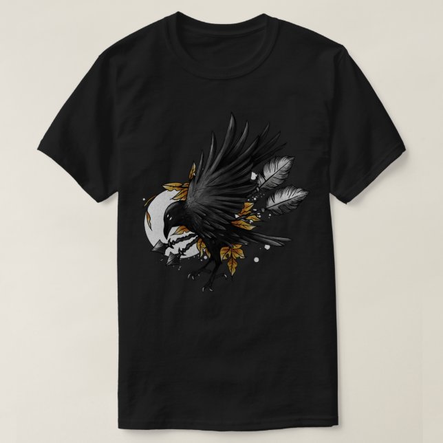 Crow and Arrows T-Shirt (Design Front)