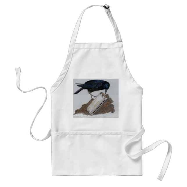 Crow and Harmonica Standard Apron (Front)