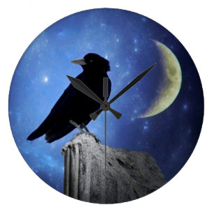 Crow Wall Clocks | Zazzle.ca