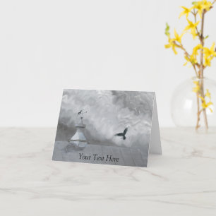 Crow and Weather Vane Card