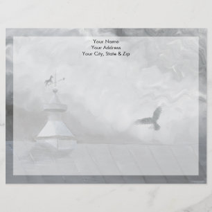 Crow and Weather Vane Letterhead