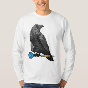 Crow at Darts with Dart T-Shirt