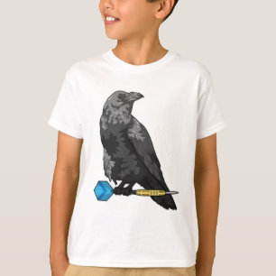 Crow at Darts with Dart T-Shirt