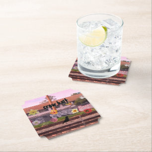 Crow Bait Paper Coaster