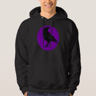 Crow Birds Minimalist Birds Hoodie