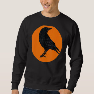 Crow Birds Sunset Silhouette Bird Sweatshirt